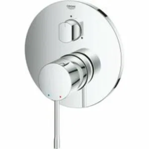 Внешняя часть смесителя для ванны GROHE Essence с переключателем на 3 положения, хром (24092001) Внешняя часть смесителя для ванны GROHE Essence с переключателем на 3 положения, хром (24092001)