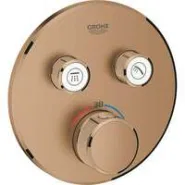 Внешняя часть термостата для душа GROHE Grohtherm SmartControl на 2 потребителя, теплый закат матовый (29119DL0)