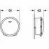 Наливной, сливной и переливной гарнитур GROHE Talentofill, внешняя часть, суперсталь (19952DC0) Наливной, сливной и переливной гарнитур GROHE Talentofill, внешняя часть, суперсталь (19952DC0)