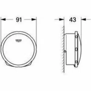 Наливной, сливной и переливной гарнитур GROHE Talentofill, внешняя часть, никель матовый (19952EN0) Наливной, сливной и переливной гарнитур GROHE Talentofill, внешняя часть, никель матовый (19952EN0)