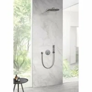 Внешняя часть термостата для душа GROHE Grohtherm SmartControl на 3 потребителя, круглая, темный графит матовый (29121AL0) Внешняя часть термостата для душа GROHE Grohtherm SmartControl на 3 потребителя, круглая, темный графит матовый (29121AL0)