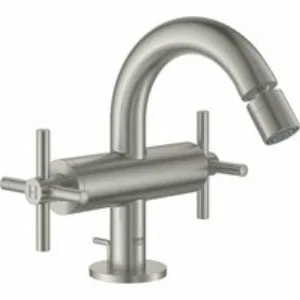 Смеситель для биде GROHE Atrio двухвентильный, суперсталь (24027DC3) Смеситель для биде GROHE Atrio двухвентильный, суперсталь (24027DC3)