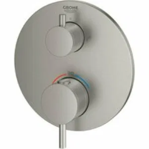 Внешняя часть термостата для ванны GROHE Atrio на 2 потребителя, суперсталь (24138DC3) Внешняя часть термостата для ванны GROHE Atrio на 2 потребителя, суперсталь (24138DC3)