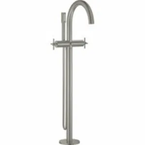 Внешняя часть смесителя для ванны GROHE Atrio напольного монтажа, двухвентильный, суперсталь (25044DC3) Внешняя часть смесителя для ванны GROHE Atrio напольного монтажа, двухвентильный, суперсталь (25044DC3)