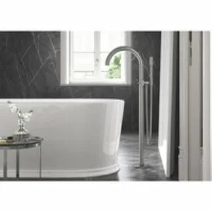 Внешняя часть смесителя для ванны GROHE Atrio напольного монтажа, двухвентильный, суперсталь (25044DC3) Внешняя часть смесителя для ванны GROHE Atrio напольного монтажа, двухвентильный, суперсталь (25044DC3)