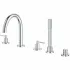 Смеситель для ванны GROHE Atrio двухвентильный, на 5 отверстий, на край ванны, хром (19922003) Смеситель для ванны GROHE Atrio двухвентильный, на 5 отверстий, на край ванны, хром (19922003)