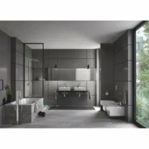 Внешняя часть смесителя для ванны GROHE Eurocube, хром (23672001) Внешняя часть смесителя для ванны GROHE Eurocube, хром (23672001)