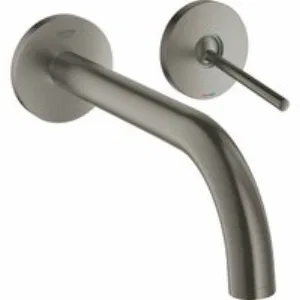 Внешняя часть смесителя для раковины GROHE Atrio Joy настенного монтажа на 2 отверстия, темный графит матовый (19918AL3) Внешняя часть смесителя для раковины GROHE Atrio Joy настенного монтажа на 2 отверстия, темный графит матовый (19918AL3)