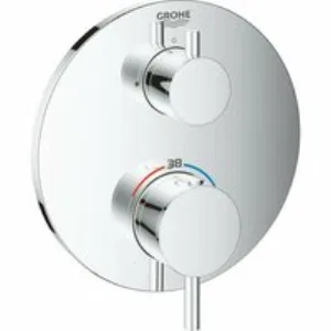 Внешняя часть термостата для душа GROHE Atrio на 2 потребителя, хром (24134003) Внешняя часть термостата для душа GROHE Atrio на 2 потребителя, хром (24134003)