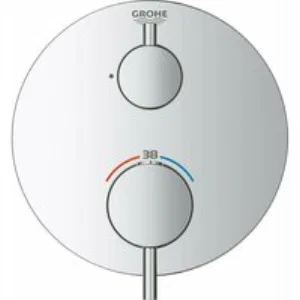Внешняя часть термостата для душа GROHE Atrio на 2 потребителя, хром (24134003) Внешняя часть термостата для душа GROHE Atrio на 2 потребителя, хром (24134003)