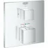 Внешняя часть термостата для душа GROHE Grohtherm Cube на 1 потребителя, хром (24153000) Внешняя часть термостата для душа GROHE Grohtherm Cube на 1 потребителя, хром (24153000)