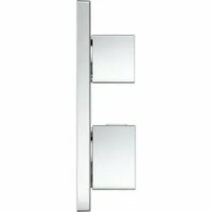 Внешняя часть термостата для душа GROHE Grohtherm Cube на 2 потребителя, хром (24154000) Внешняя часть термостата для душа GROHE Grohtherm Cube на 2 потребителя, хром (24154000)