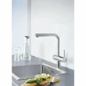 Смеситель для кухонной мойки GROHE Blue Pure Minta с функцией фильтрации, с фильтром в комплекте, хром (30382000) Смеситель для кухонной мойки GROHE Blue Pure Minta с функцией фильтрации, с фильтром в комплекте, хром (30382000)