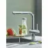 Смеситель для кухонной мойки GROHE Blue Pure Minta с функцией фильтрации, с фильтром в комплекте, хром (30382000) Смеситель для кухонной мойки GROHE Blue Pure Minta с функцией фильтрации, с фильтром в комплекте, хром (30382000)