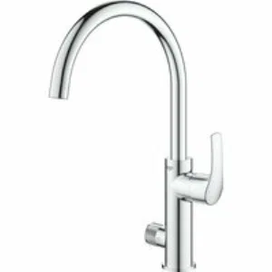 Смеситель для кухонной мойки GROHE Blue Pure Eurosmart, с функцией фильтрации, без фильтра в комплекте, хром (31722000) Смеситель для кухонной мойки GROHE Blue Pure Eurosmart, с функцией фильтрации, без фильтра в комплекте, хром (31722000)