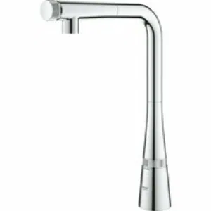 Смеситель для кухни GROHE Zedra SmartControl с вытяжным изливом, хром (31593002) Смеситель для кухни GROHE Zedra SmartControl с вытяжным изливом, хром (31593002)