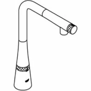Смеситель для кухни GROHE Zedra SmartControl с вытяжным изливом, хром (31593002) Смеситель для кухни GROHE Zedra SmartControl с вытяжным изливом, хром (31593002)