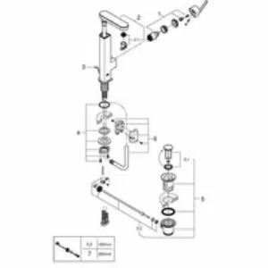 Смеситель для раковины GROHE Plus, L-size, хром (23843003) Смеситель для раковины GROHE Plus, L-size, хром (23843003)