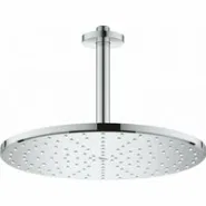 Верхний душ GROHE Rainshower 310 Mono с душевым кронштейном, 9,5 л/мин, 1 режим, 142 мм, хром (26559000)