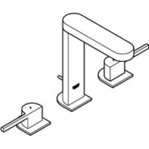 Смеситель для раковины GROHE Plus на 3 отверстия, M-size, хром (20301003) Смеситель для раковины GROHE Plus на 3 отверстия, M-size, хром (20301003)