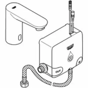 Кран для раковины GROHE Euroeco Cosmopolitan E инфракрасный, без функции смешивания, хром (36384000) Кран для раковины GROHE Euroeco Cosmopolitan E инфракрасный, без функции смешивания, хром (36384000)