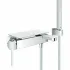 Смеситель для ванны GROHE Plus с душевым гарнитуром, хром (33547003) Смеситель для ванны GROHE Plus с душевым гарнитуром, хром (33547003)