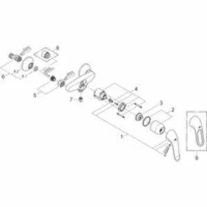 Смеситель для душа GROHE Euroeco Special, хром (32780000) Смеситель для душа GROHE Euroeco Special, хром (32780000)