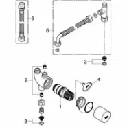 Термостат GROHE Grohtherm Micro для установки под раковиной, хром (34487000)