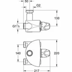 Термостат для душа GROHE Grohtherm XL, хром (35087000) Термостат для душа GROHE Grohtherm XL, хром (35087000)