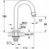 Кран для раковины GROHE Universal, без функции смешивания, хром (20201000) Кран для раковины GROHE Universal, без функции смешивания, хром (20201000)
