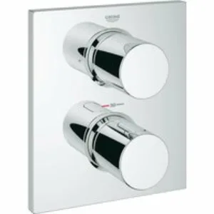 Внешняя часть термостата для ванны GROHE Grohtherm F на 2 потребителя, хром (27618000) Внешняя часть термостата для ванны GROHE Grohtherm F на 2 потребителя, хром (27618000)