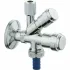 Вентиль угловой GROHE комбинированный 3/8x3/8″ для подключения смесителей, хром (41070000) Вентиль угловой GROHE комбинированный 3/8x3/8″ для подключения смесителей, хром (41070000)