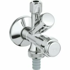 Комбинированный угловой вентиль GROHE, хром (41073000) Комбинированный угловой вентиль GROHE, хром (41073000)