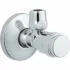 Угловой вентиль GROHE Egaplus 1/2-3/8 для подключения смесителей, хром (41263000) Угловой вентиль GROHE Egaplus 1/2-3/8 для подключения смесителей, хром (41263000)