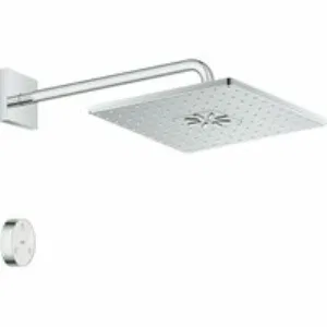 Верхний душ GROHE Rainshower SmartConnect 310 Cube, 7,5 л/мин, 2 режима, 422 мм, хром (26642000) Верхний душ GROHE Rainshower SmartConnect 310 Cube, 7,5 л/мин, 2 режима, 422 мм, хром (26642000)