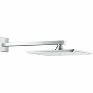 Верхний душ GROHE Rainshower Allure 230 с кронштейном, 9,5 л/мин, 1 режим, 286 мм, хром (26064000)