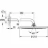 Верхний душ GROHE Rainshower Cosmopolitan Metal 310, 8 л/мин, 1 режим, 380 мм, хром (26066000) Верхний душ GROHE Rainshower Cosmopolitan Metal 310, 8 л/мин, 1 режим, 380 мм, хром (26066000)