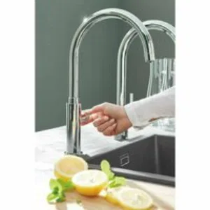 Кран для кухонной мойки GROHE Blue Pure Mono с функцией фильтрации, без фильтра в комплекте, хром (31724000) Кран для кухонной мойки GROHE Blue Pure Mono с функцией фильтрации, без фильтра в комплекте, хром (31724000)