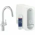 Смеситель для кухонной мойки GROHE Blue Home с системой фильтрации, охлаждения и газирования воды, хром (31606000) Смеситель для кухонной мойки GROHE Blue Home с системой фильтрации, охлаждения и газирования воды, хром (31606000)