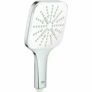 Ручной душ GROHE Rainshower SmartActive 130 Cube, 15 л/мин, 3 режима, хром/белый (26551LS0)