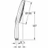 Ручной душ GROHE Rainshower SmartActive 150, 12 л/мин, 3 режима, хром (26553000) Ручной душ GROHE Rainshower SmartActive 150, 12 л/мин, 3 режима, хром (26553000)
