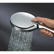 Ручной душ GROHE Rainshower SmartActive 130, 9,5 л/мин, 3 режима, белая луна (26574LS0)
