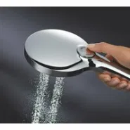 Ручной душ GROHE Rainshower SmartActive 130, 9,5 л/мин, 3 режима, белая луна (26574LS0)