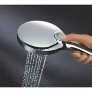 Ручной душ GROHE Rainshower SmartActive 130, 9,5 л/мин, 3 режима, белая луна (26574LS0)