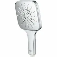Ручной душ GROHE Rainshower SmartActive 130 Cube, 9,5 л/мин, 3 режима, хром (26582000)