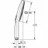 Ручной душ GROHE Rainshower SmartActive 130 Cube, 9,5 л/мин, 3 режима, хром/белый (26582LS0) Ручной душ GROHE Rainshower SmartActive 130 Cube, 9,5 л/мин, 3 режима, хром/белый (26582LS0)