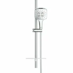 Душевой гарнитур GROHE Rainshower SmartActive 130 Cube с мыльницей, 3 режима струи, душевая штанга 600 мм, 9,5 л/мин, хром (26584000) Душевой гарнитур GROHE Rainshower SmartActive 130 Cube с мыльницей, 3 режима струи, душевая штанга 600 мм, 9,5 л/мин, хром (26584000)