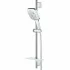 Душевой гарнитур GROHE Rainshower SmartActive 130 Cube с мыльницей, 3 режима струи, душевая штанга 600 мм, 9,5 л/мин, хром (26584000) Душевой гарнитур GROHE Rainshower SmartActive 130 Cube с мыльницей, 3 режима струи, душевая штанга 600 мм, 9,5 л/мин, хром (26584000)