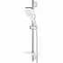Душевой гарнитур GROHE Rainshower SmartActive 130 Cube, 3 вида струй, белая луна (26584LS0) Душевой гарнитур GROHE Rainshower SmartActive 130 Cube, 3 вида струй, белая луна (26584LS0)