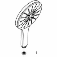 Ручной душ GROHE Rainshower SmartActive 150, 9,5 л/мин, 3 режима, хром (26590000)